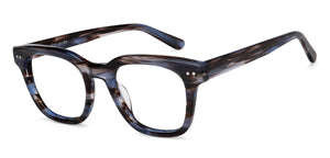 Tortoise Square Full Rim Unisex Eyeglasses by John Jacobs-153074