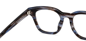 Tortoise Square Full Rim Unisex Eyeglasses by John Jacobs-153074