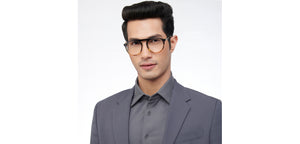 Aviator Full Rim Unisex Eyeglasses by John Jacobs-205976