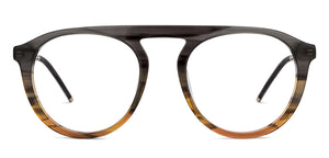 Aviator Full Rim Unisex Eyeglasses by John Jacobs-205976
