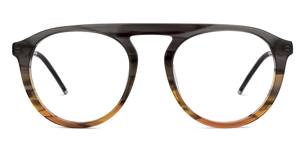 Aviator Full Rim Unisex Eyeglasses by John Jacobs-205976