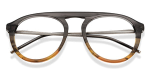 Aviator Full Rim Unisex Eyeglasses by John Jacobs-205976