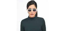 Load image into Gallery viewer, Grey Rectangle Full Rim Women Sunglasses by John Jacobs-209441