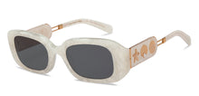 Load image into Gallery viewer, Grey Rectangle Full Rim Women Sunglasses by John Jacobs-209441