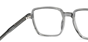 Grey Square Full Rim Unisex Eyeglasses by Vincent Chase-151612