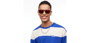 Grey Wayfarer Full Rim Unisex Sunglasses by Vincent Chase-211490