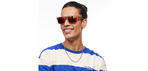 Grey Wayfarer Full Rim Unisex Sunglasses by Vincent Chase-211490