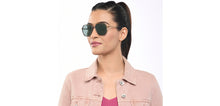 Load image into Gallery viewer, Gold Geometric Full Rim Unisex Sunglasses by Lenskart STUDIO-205480