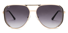 Load image into Gallery viewer, Black Aviator Full Rim Unisex Sunglasses by Vincent Chase-208811