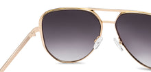 Load image into Gallery viewer, Black Aviator Full Rim Unisex Sunglasses by Vincent Chase-208811