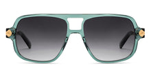 Load image into Gallery viewer, Green Square Full Rim Women Sunglasses by John Jacobs-209435