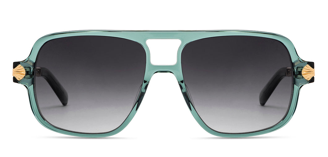 Green Square Full Rim Women Sunglasses by John Jacobs-209435
