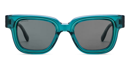 Green Wayfarer Full Rim Women Sunglasses by John Jacobs-209443