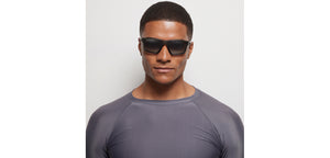 Grey Sports Full Rim Unisex Sunglasses by Lenskart Boost-209853
