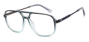 Grey Aviator Full Rim Unisex Eyeglasses by Lenskart Air-201283