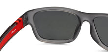 Load image into Gallery viewer, Grey Rectangle Full Rim Kid Sunglasses by Hooper-152566
