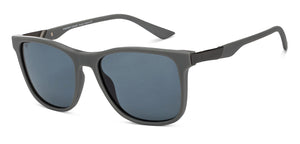 Grey Wayfarer Full Rim Unisex Sunglasses by Vincent Chase Polarized-200445