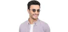 Load image into Gallery viewer, Gunmetal Geometric Full Rim Unisex Sunglasses by Lenskart STUDIO-207742