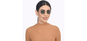 Gunmetal Geometric Full Rim Unisex Sunglasses by Lenskart STUDIO-207742