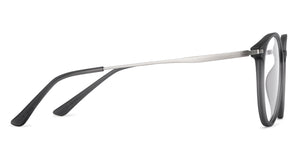 Grey Round Full Rim Unisex Eyeglasses by Lenskart Air-151659
