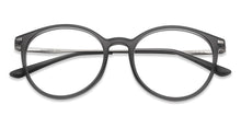 Load image into Gallery viewer, Grey Round Full Rim Unisex Eyeglasses by Lenskart Air-151659
