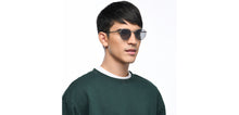 Load image into Gallery viewer, Gunmetal Round Full Rim Unisex Sunglasses by Vincent Chase Polarized-209590