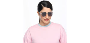 Gunmetal Round Full Rim Unisex Sunglasses by Vincent Chase Polarized-209590