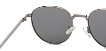 Load image into Gallery viewer, Gunmetal Round Full Rim Unisex Sunglasses by Vincent Chase Polarized-209590