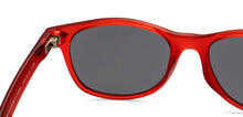 Load image into Gallery viewer, Maroon Square Full Rim Kids Sunglasses by Hooper-212055
