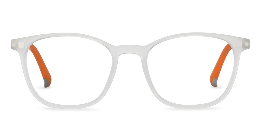 Transparent Square Full Rim Kids Eyeglasses by Hooper-200357