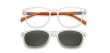 Load image into Gallery viewer, Transparent Square Full Rim Kids Eyeglasses by Hooper-200357