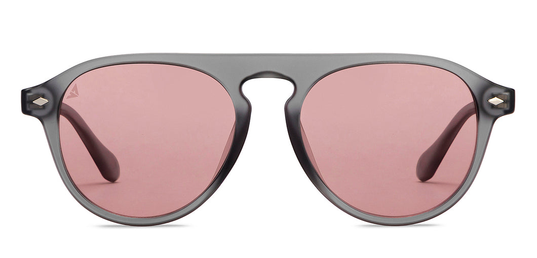 Grey Aviator Full Rim Unisex Sunglasses by Vincent Chase Polarized-212303