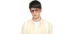 Grey Aviator Full Rim Unisex Sunglasses by Vincent Chase Polarized-212303