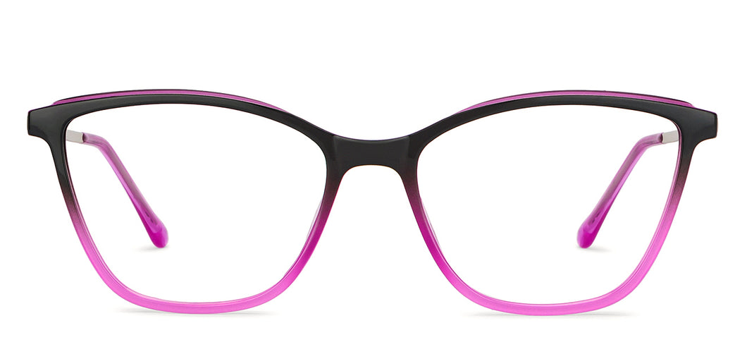 Grey Cat Eye Full Rim Women Eyeglasses by Lenskart Air-151709