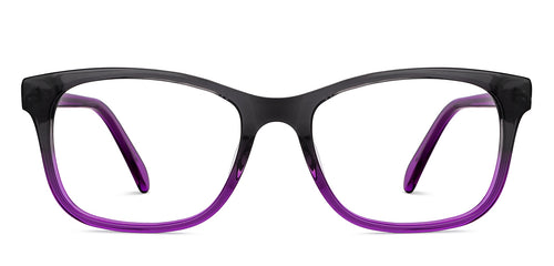 Purple Rectangle Full Rim Unisex Eyeglasses by Vincent Chase-149458