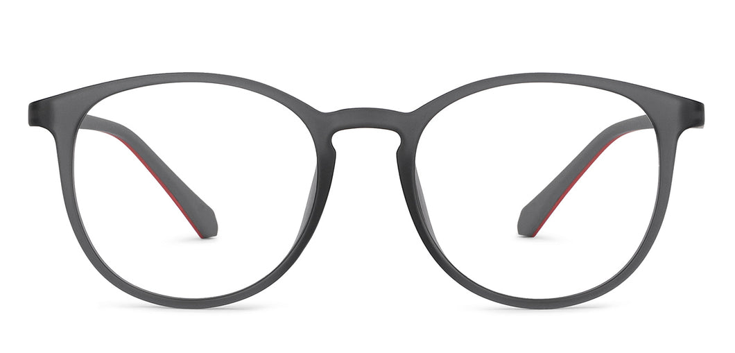 Grey Rectangle Full Rim Unisex Eyeglasses by Lenskart Air-150596