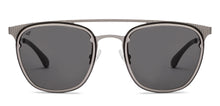 Load image into Gallery viewer, Silver Clubmaster Full Rim Unisex Sunglasses by Vincent Chase-208904
