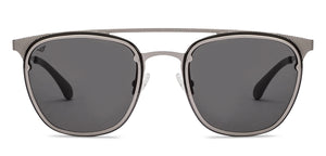 Silver Clubmaster Full Rim Unisex Sunglasses by Vincent Chase-208904