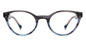 Grey Cat Eye Full Rim Unisex Eyeglasses by John Jacobs-206367