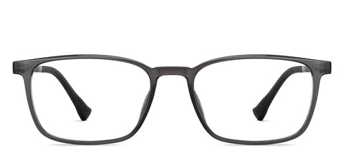 Grey Rectangle Full Rim Unisex Eyeglasses by Lenskart Air-151947