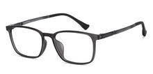 Load image into Gallery viewer, Grey Rectangle Full Rim Unisex Eyeglasses by Lenskart Air-151947