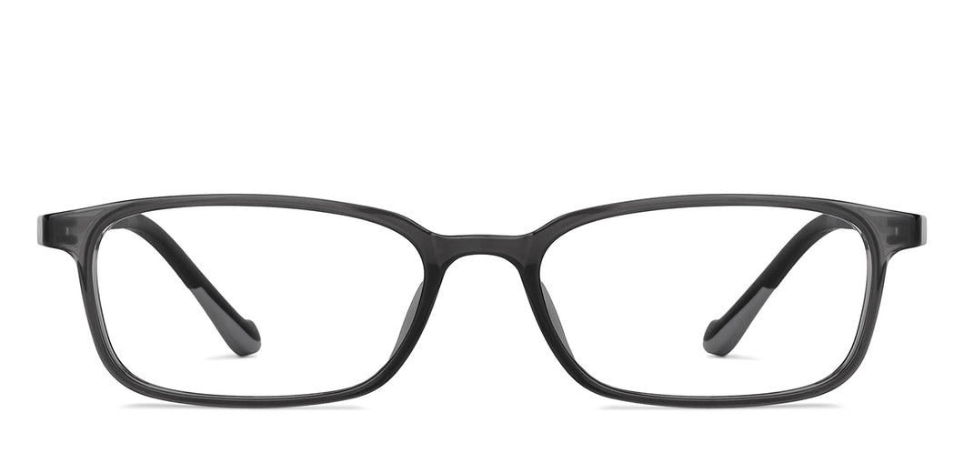 Grey Rectangle Full Rim Unisex Eyeglasses by Lenskart Air-151950