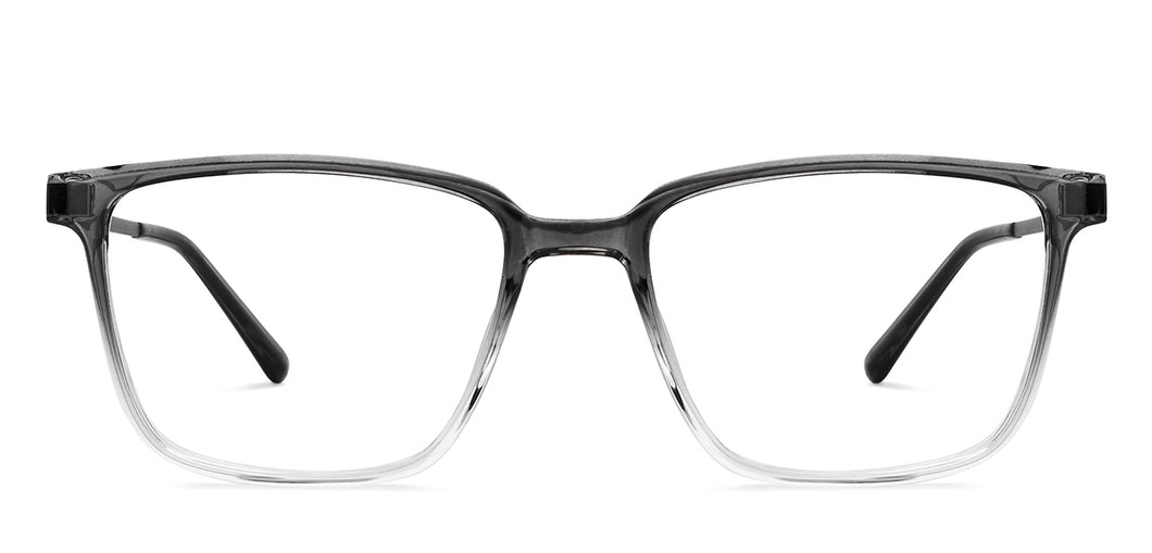 Grey Rectangle Full Rim Unisex Eyeglasses by Lenskart Air-151702