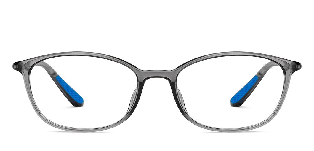 Grey Cat Eye Full Rim Women Eyeglasses by Lenskart Air-151540