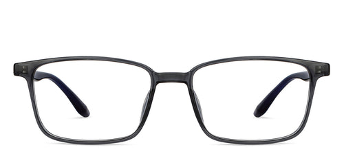 Grey Rectangle Full Rim Unisex Eyeglasses by Lenskart Air-150568