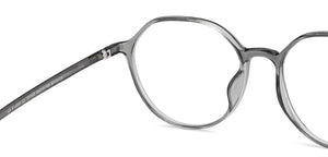 Grey Round Full Rim Unisex Eyeglasses by Lenskart Air-151532