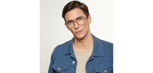 Load image into Gallery viewer, Grey Aviator Full Rim Unisex Eyeglasses by Lenskart Air-200551