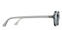 Load image into Gallery viewer, Grey Geometric Full Rim Unisex Sunglasses by Vincent Chase Polarized-201183