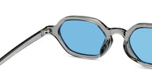 Load image into Gallery viewer, Grey Geometric Full Rim Unisex Sunglasses by Vincent Chase Polarized-201183