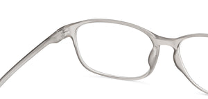 Grey Rectangle Full Rim Unisex Eyeglasses by Lenskart READERS-149834
